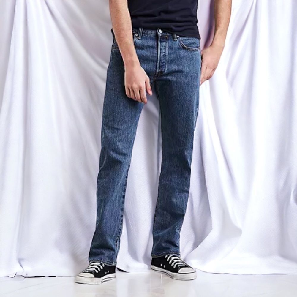 Levi’s 501 Button Fly Men’s Denim Original Fit Jeans Size 40x30